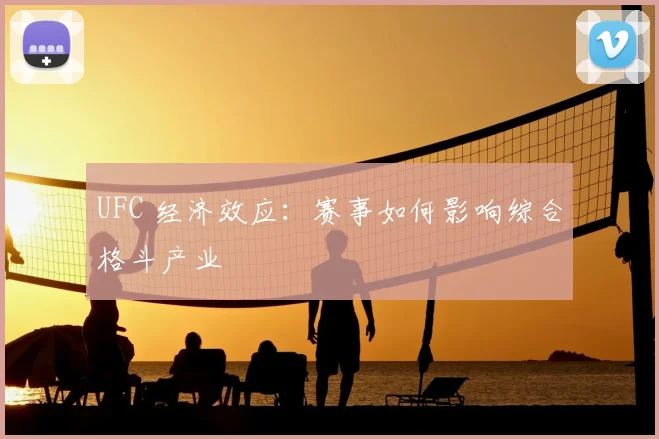 UFC 经济效应：赛事如何影响综合格斗产业