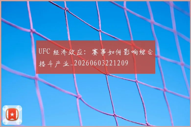 UFC 经济效应:赛事如何影响综合格斗产业_20260603221209